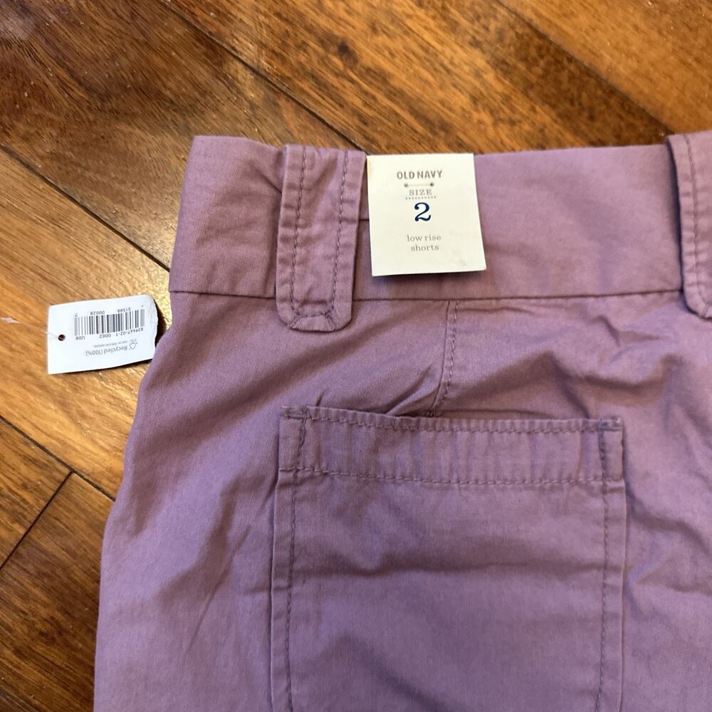 Old Navy Everyday shorts lavender purple women's size 2 Summer New With Tags - Picture 4 of 7